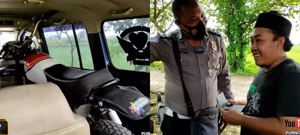 guru honorer 17 tahun dikasih motor © YouTube