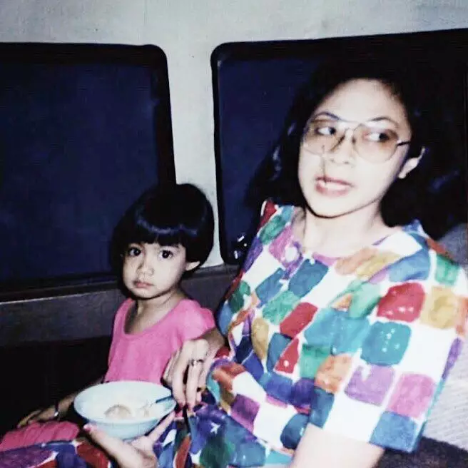 potret masa kecil ayudia bing slamet © instagram potret masa kecil ayudia bing slamet © instagram