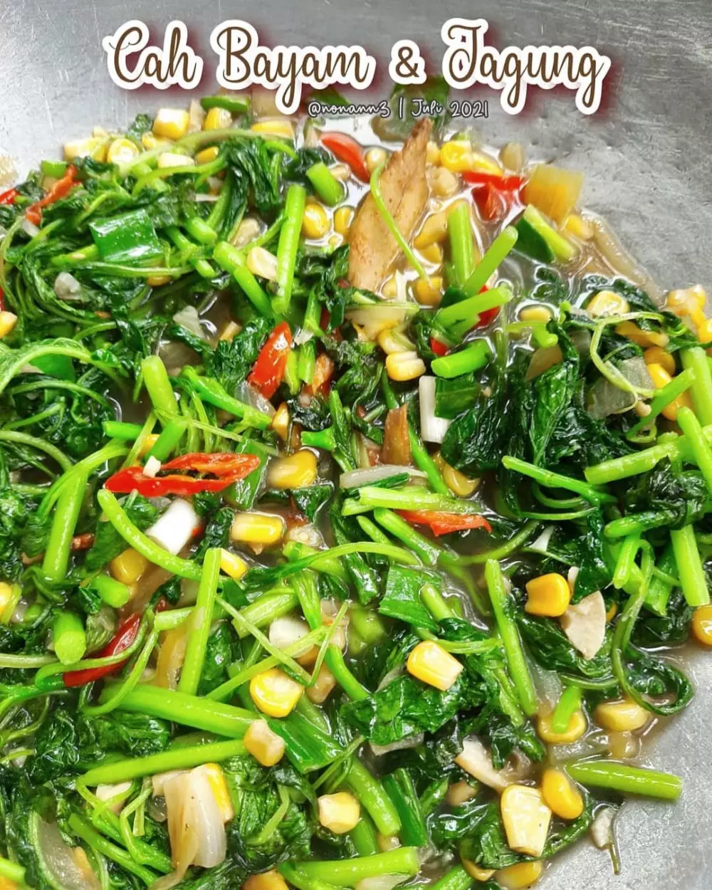 Resep sayur bayam ala rumahan © 2021 brilio.net Resep sayur bayam ala rumahan © 2021 brilio.net