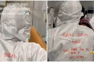 Demi rawat ibu yang kena Covid-19, anak ini rela seharian pakai APD 