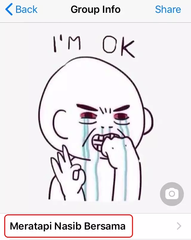 Nama grup chat pertemanan di WA © berbagai sumber