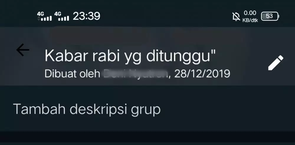 Nama grup chat pertemanan di WA © berbagai sumber