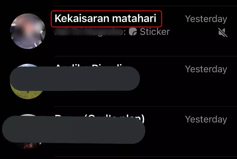 Nama grup chat pertemanan di WA © berbagai sumber