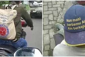 11 Benda nyeleneh yang dipakai tukang bangunan ini bikin salah fokus