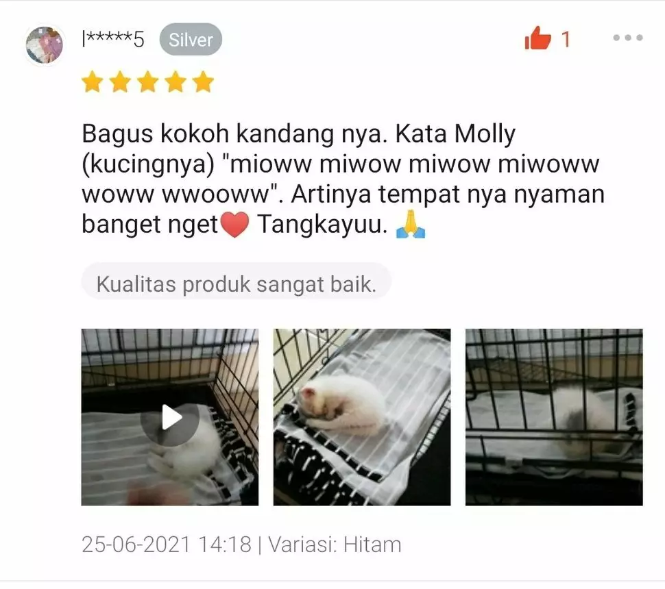 Potret lucu hewan di review olshop © Twitter