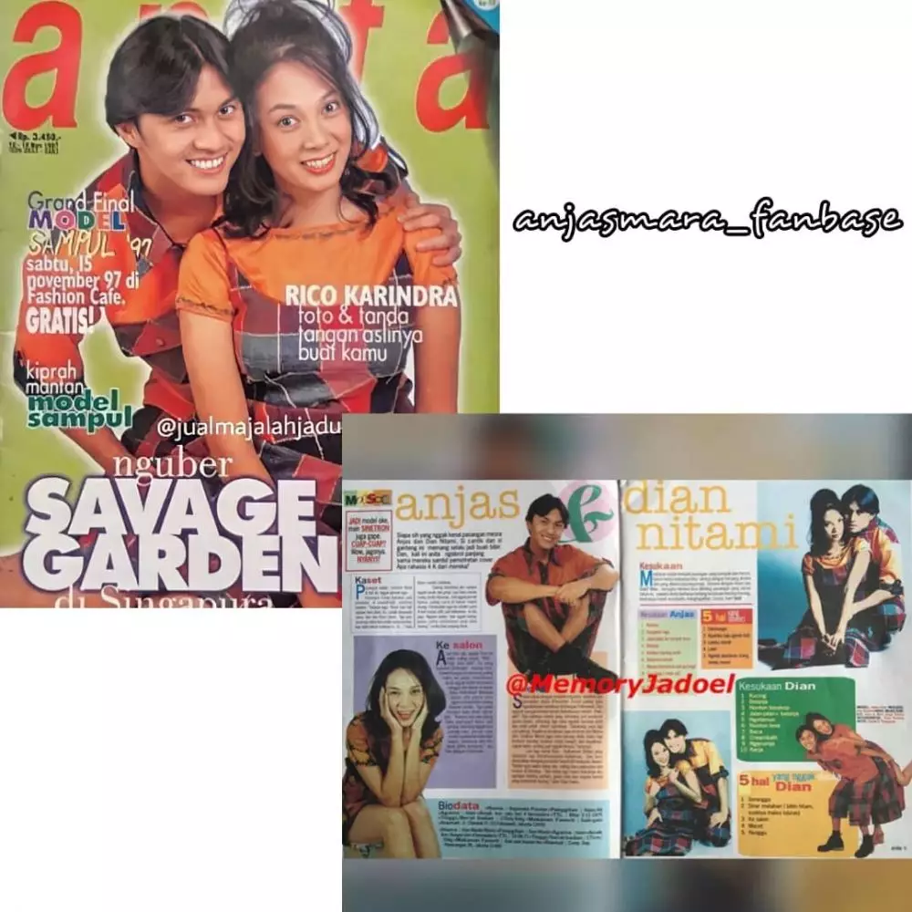 Anjasmara Dian zaman pacaran © 2021 brilio.net