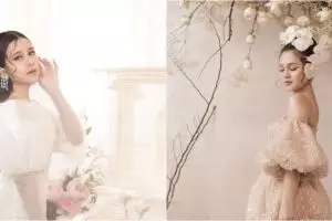 Beda gaya 9 penyanyi pemotretan bertema floral, Cinta Laura klasik