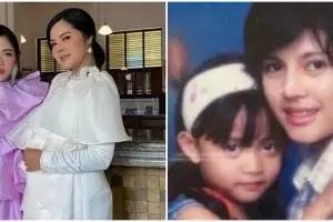Potret masa kecil 7 selebgram Tanah Air bareng ibunya, curi perhatian