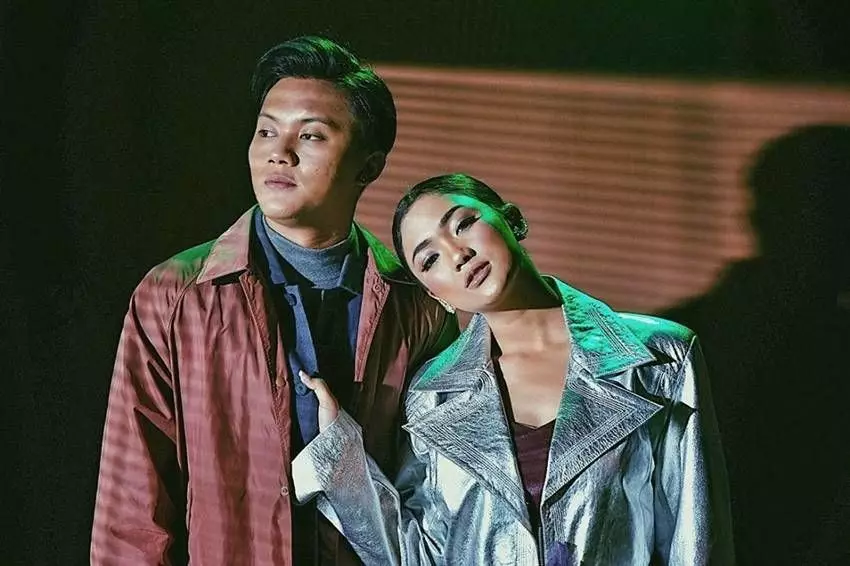 momen manis rizky febian dan pasangan duet © instagram