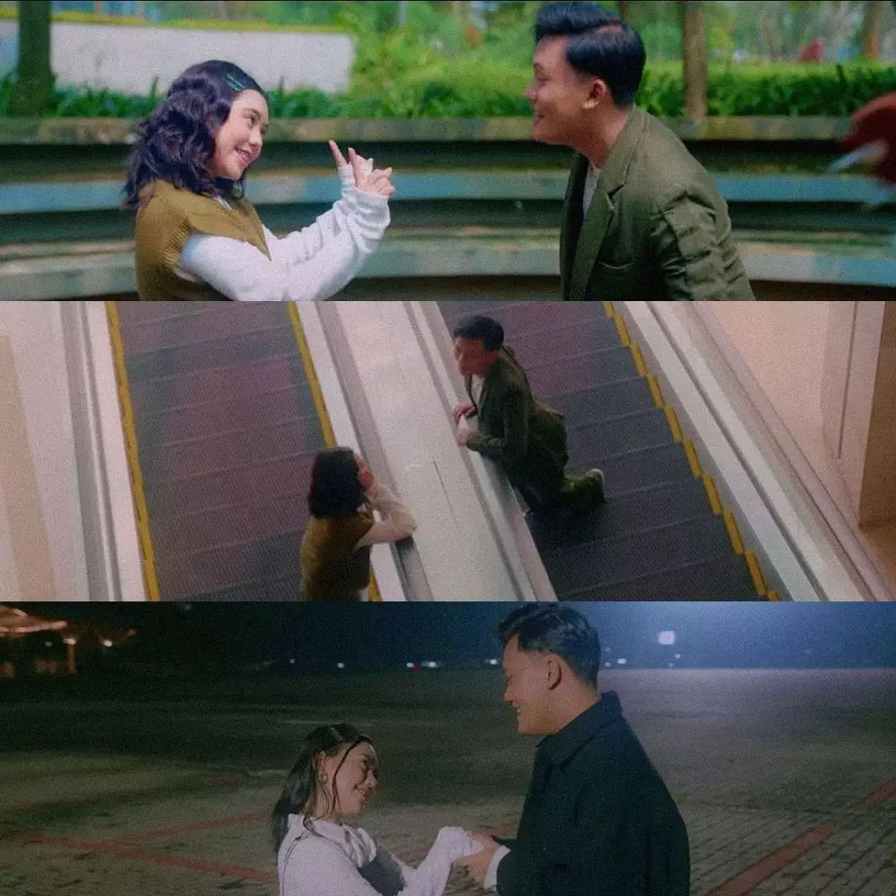 momen manis rizky febian dan pasangan duet © instagram