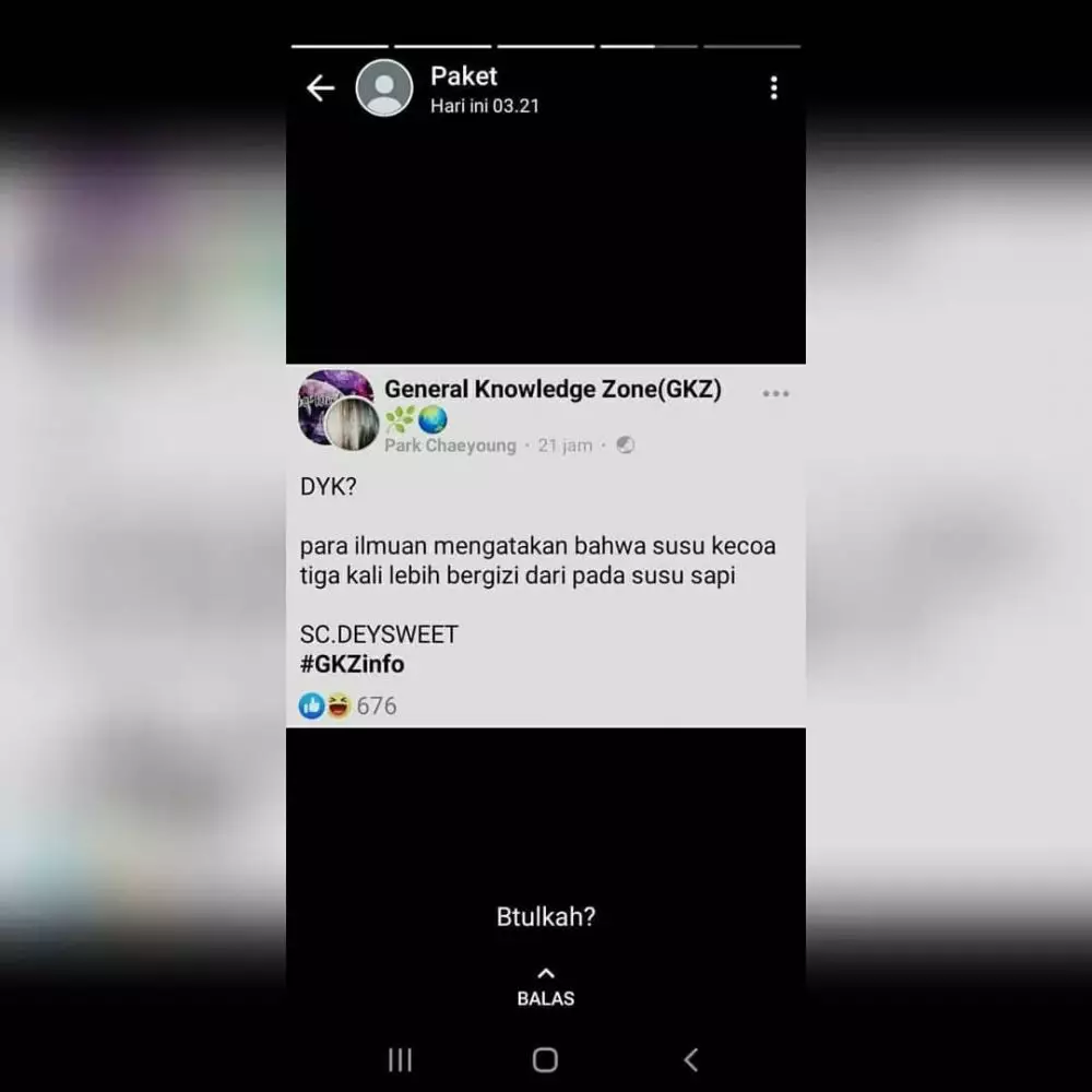 status fb beri tips © 2021 Instagram