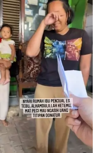 Viral penjual es tebu dibayar Rp 500 ribu © 2021 instagram.com