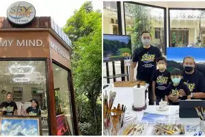 Punya hobi baru, intip 9 penampakan studio lukis SBY