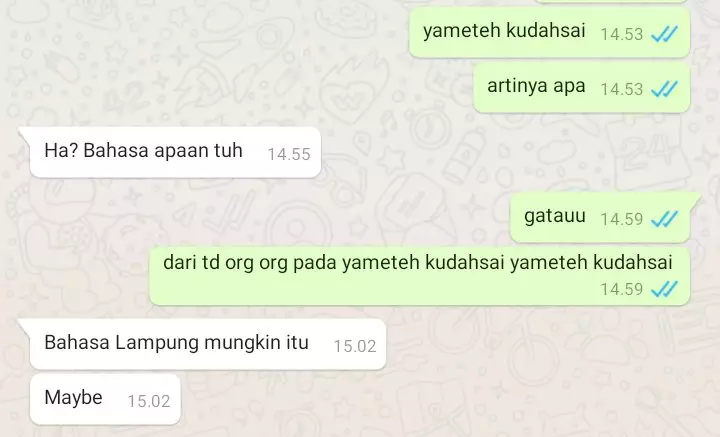 Chat Bertanya ke Teman © berbagai sumber Chat Bertanya ke Teman © berbagai sumber