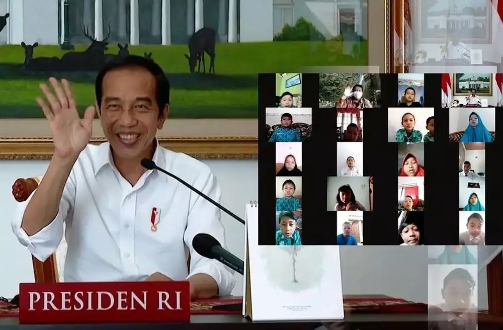 Hari Anak Nasional, pertanyaan siswa ke Jokowi ini menggelitik © 2021 instagram.com Hari Anak Nasional, pertanyaan siswa ke Jokowi ini menggelitik © 2021 instagram.com