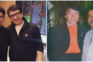 Gaya 7 seleb foto bareng artis Mandarin, ada Jackie Chan dan Andy Lau