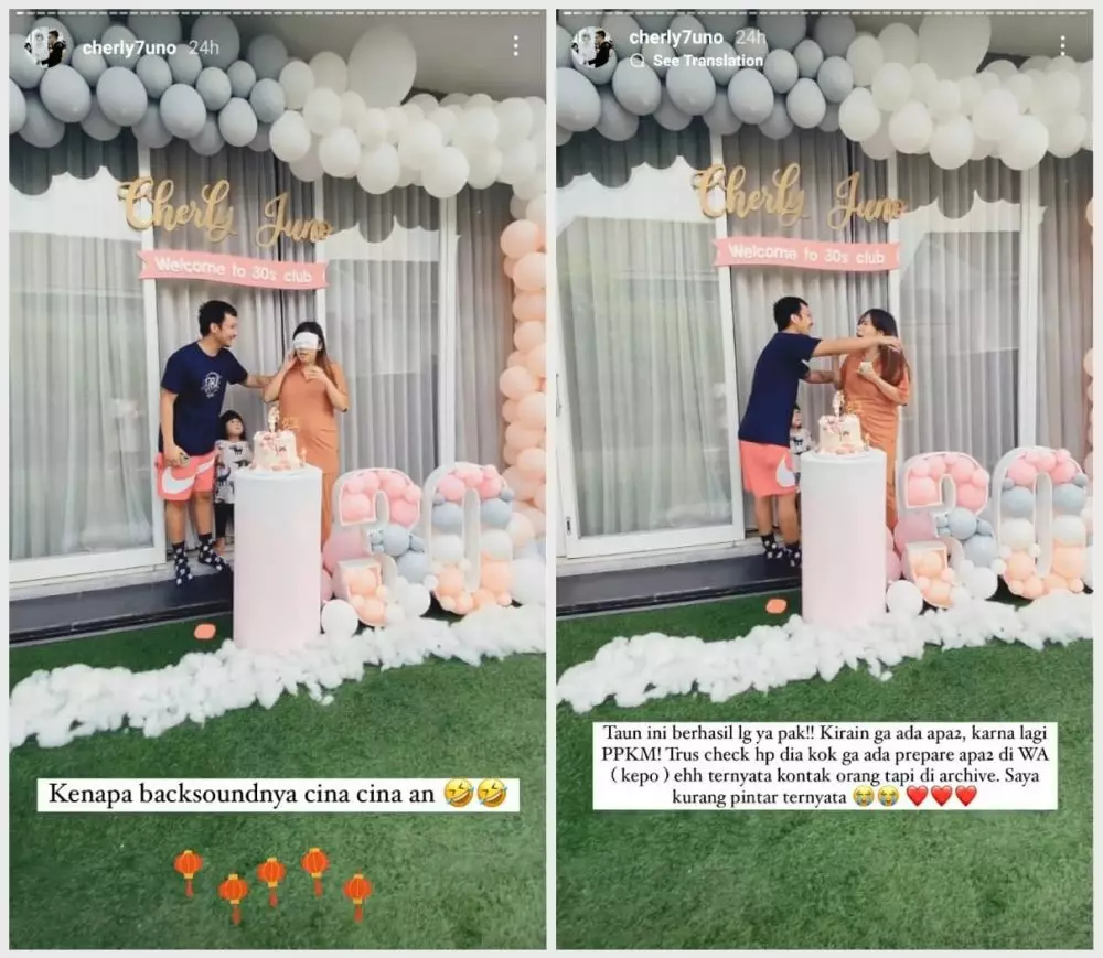 ultah Cherly eks Cherrybelle © Instagram ultah Cherly eks Cherrybelle © Instagram