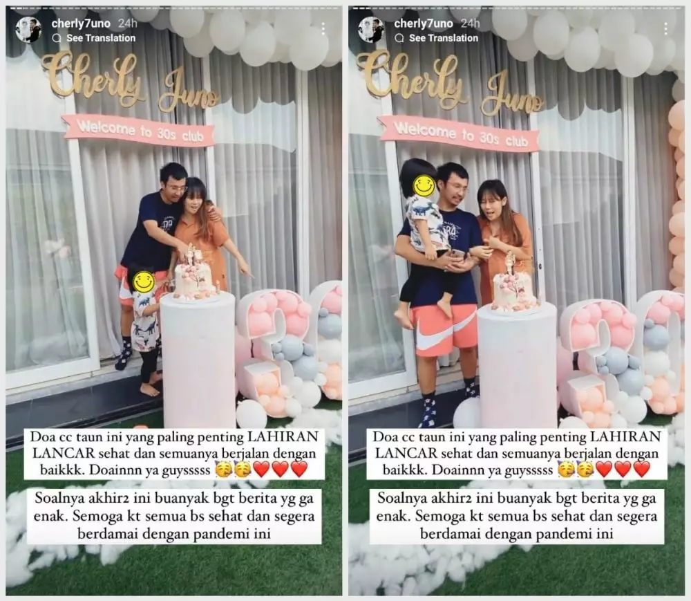 ultah Cherly eks Cherrybelle © Instagram ultah Cherly eks Cherrybelle © Instagram