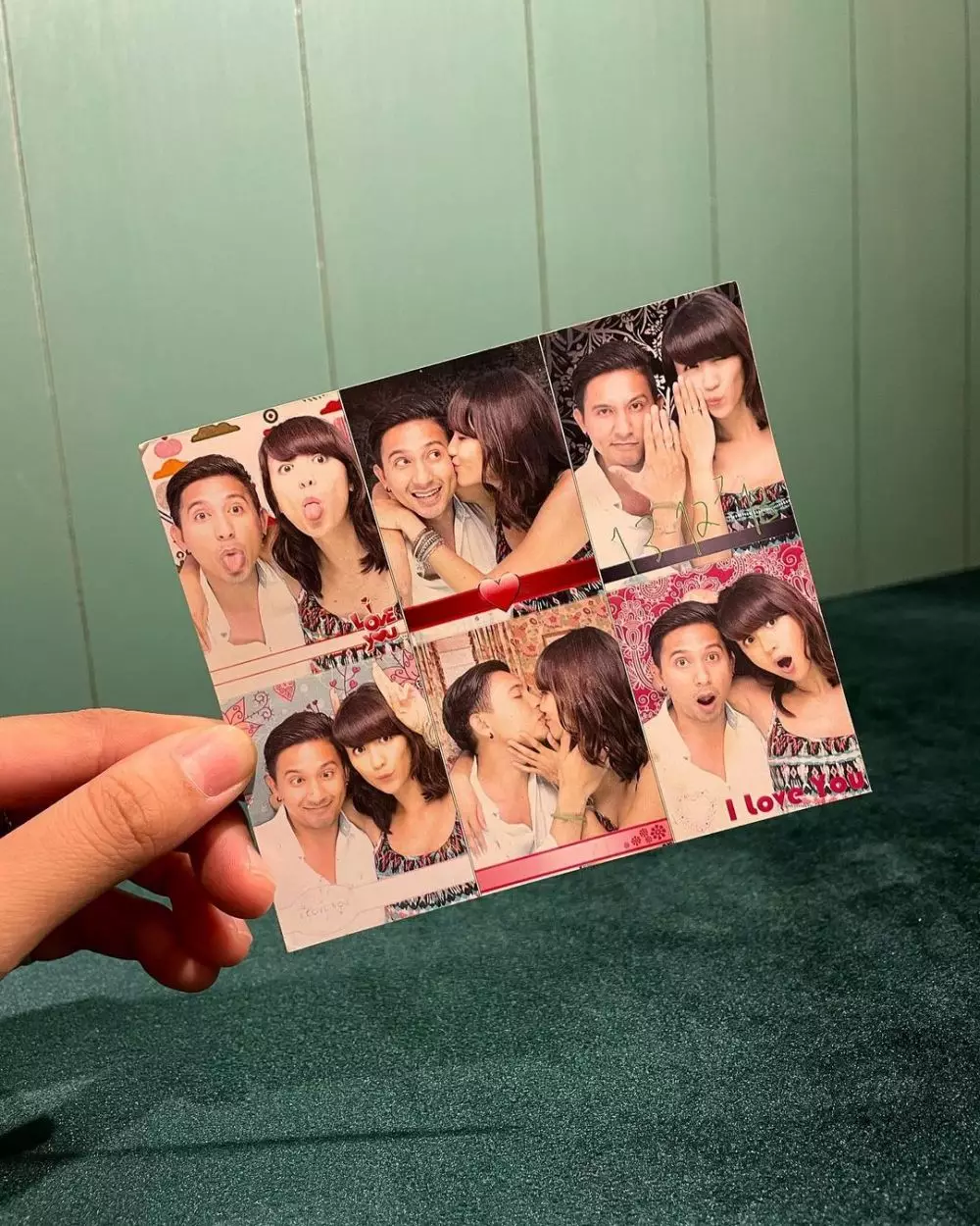 potret pasangan seleb saat photobox © instagram