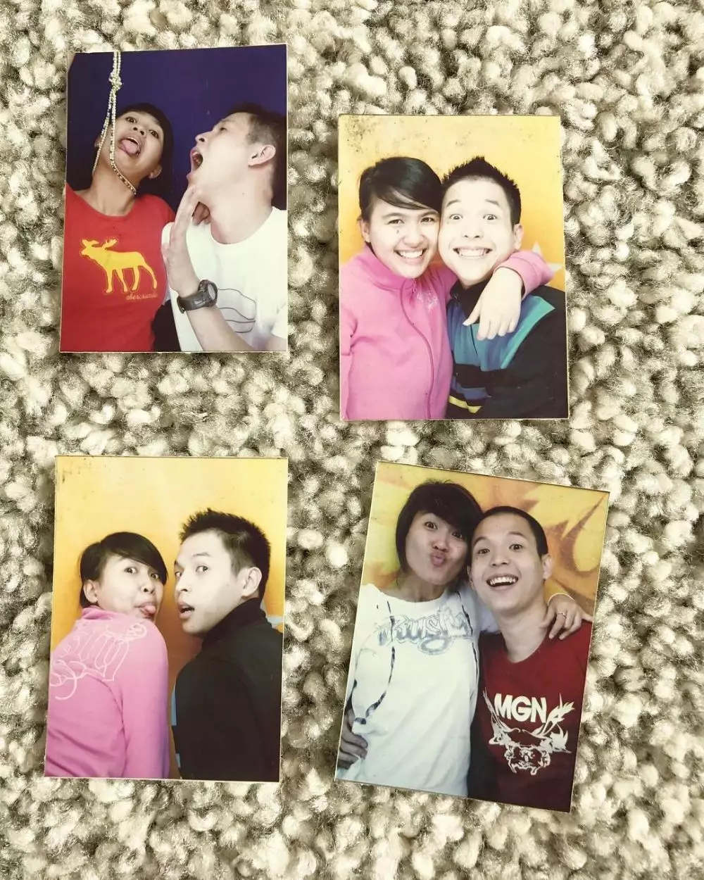 potret pasangan seleb saat photobox © instagram