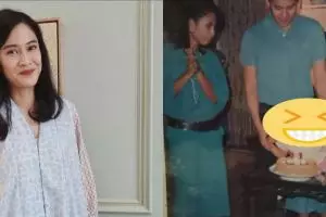 9 Potret masa kecil Dian Sastrowardoyo bareng orangtua, bikin gemes
