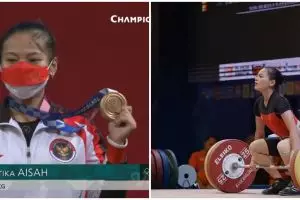 11 Potret Windy Cantika, lifter 19 tahun raih perunggu Olimpiade Tokyo