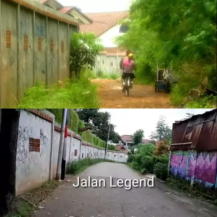 dulu vs kini lokasi syuting si Doel © 2021 berbagai sumber