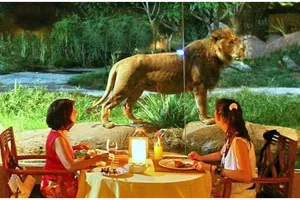 9 Restoran ini beri sensasi makan bareng hewan, bak di alam liar