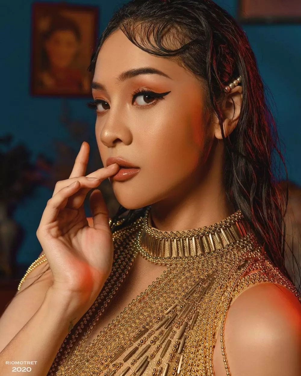 potret Anya Geraldine bermakeup tebal © 2021 brilio.net potret Anya Geraldine bermakeup tebal © 2021 brilio.net