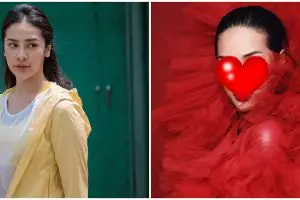 Biasa tampil natural, ini 9 potret Anya Geraldine bermakeup tebal