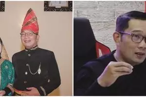 9 Momen Ridwan Kamil bagi-bagi bantuan, gaya nyentrik curi perhatian