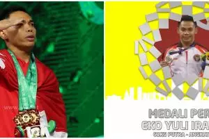 Ungkapan haru Eko Yuli Irawan usai sabet medali perak bagi Indonesia