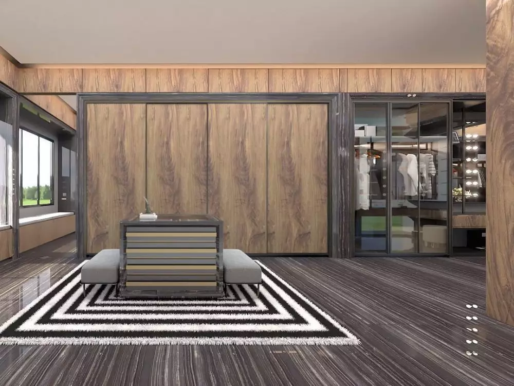 desain walk in closet Rachel © Instagram