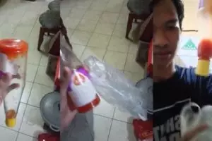 Viral life hack keluarkan saus dari dasar botol, ditonton 2 juta kali