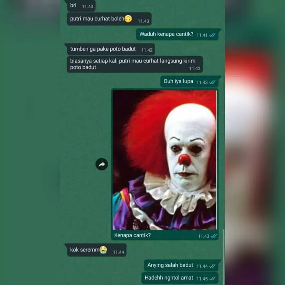 chat lucu lika-liku curhat © 2021 instagram.com chat lucu lika-liku curhat © 2021 instagram.com