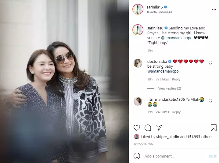 Ucapan duka pemain Ikatan Cinta untuk Ibunda Amanda Manopo dari berbagai sumber Ucapan duka pemain Ikatan Cinta untuk Ibunda Amanda Manopo dari berbagai sumber