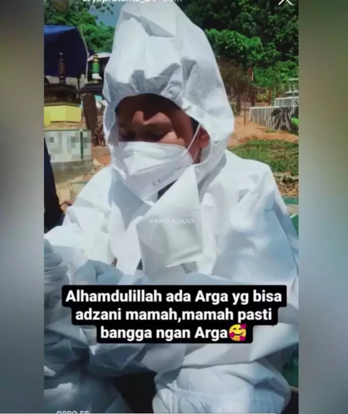 Arga adzankan orangtua © Instagram Arga adzankan orangtua © Instagram