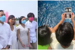 9 Momen Nola B3 umumkan jenis kelamin anak keempat, penuh kejutan