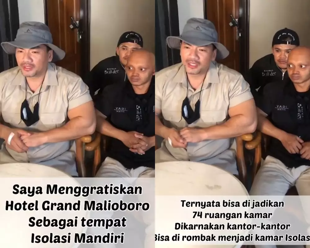 Bob Bee Builder sumbang peti © Instagram