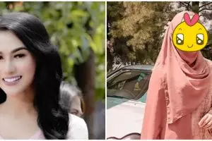  7 Gaya Sania Velova saat tampil berhijab, cantiknya makin memukau