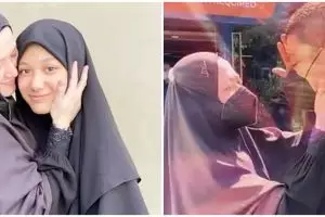 7 Momen Lyra Virna antar anak masuk pondok pesantren, penuh haru