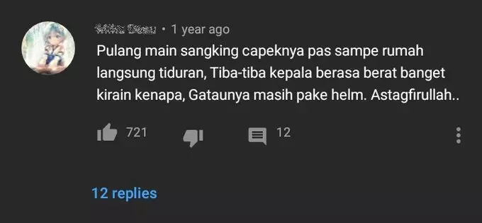 komentar absurd youtube © 2021 berbagai sumber