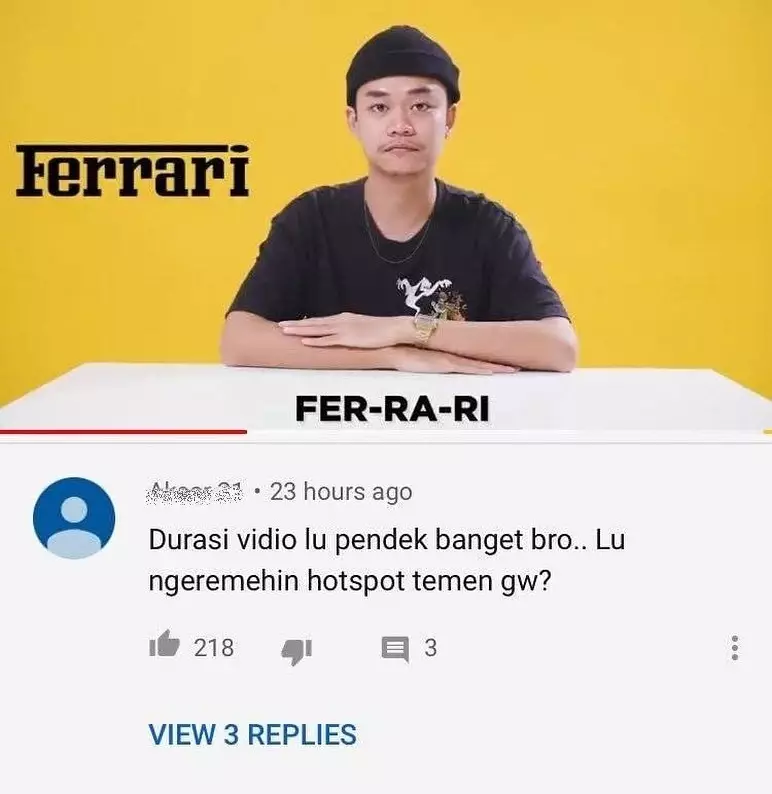 komentar absurd youtube © 2021 berbagai sumber