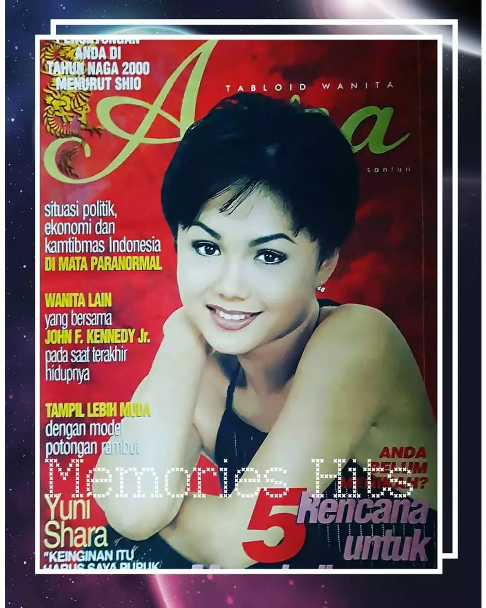 potret lawas diva jadi cover majalah © instagram potret lawas diva jadi cover majalah © instagram