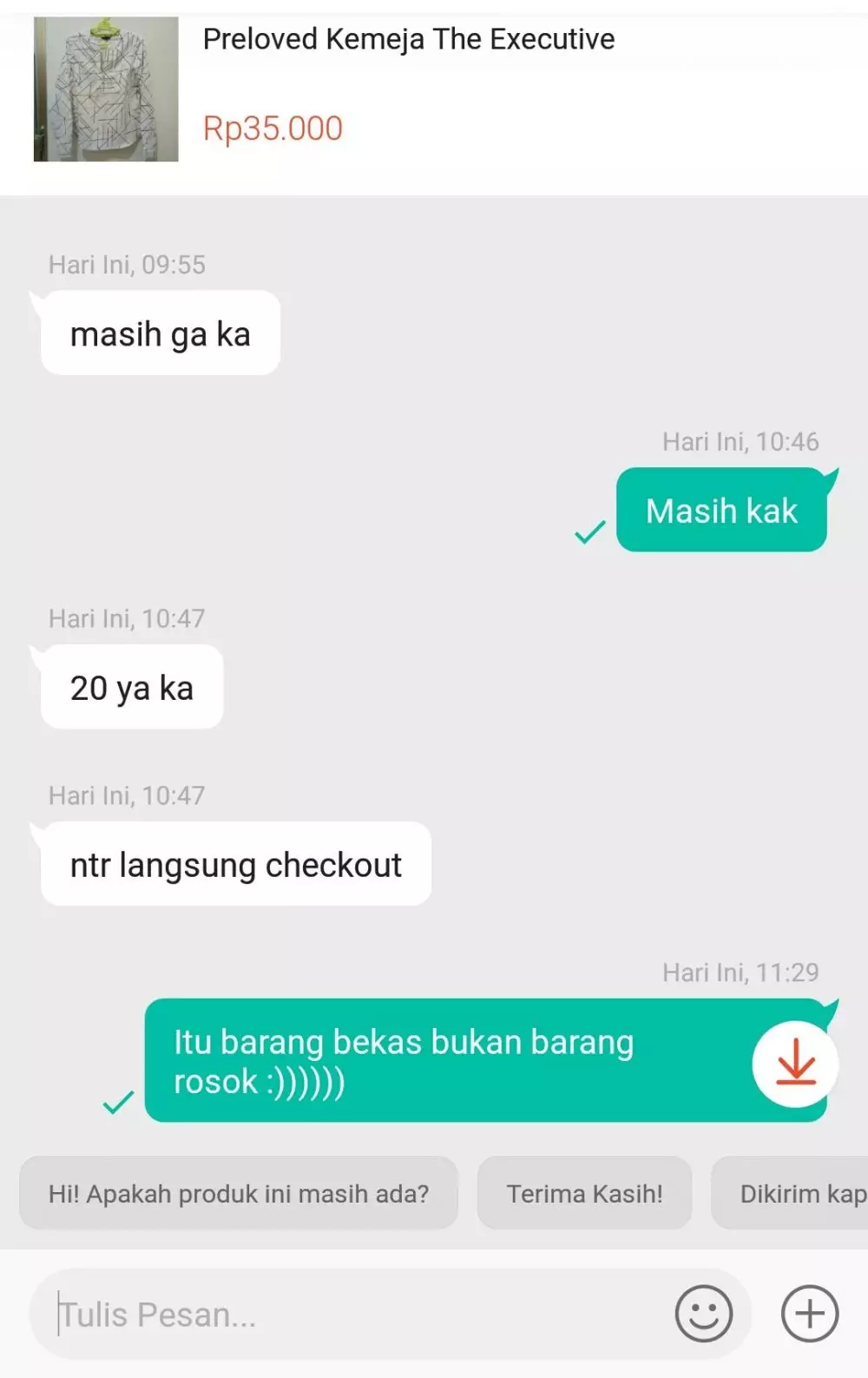 pembeli nawar keterlaluan © Twitter