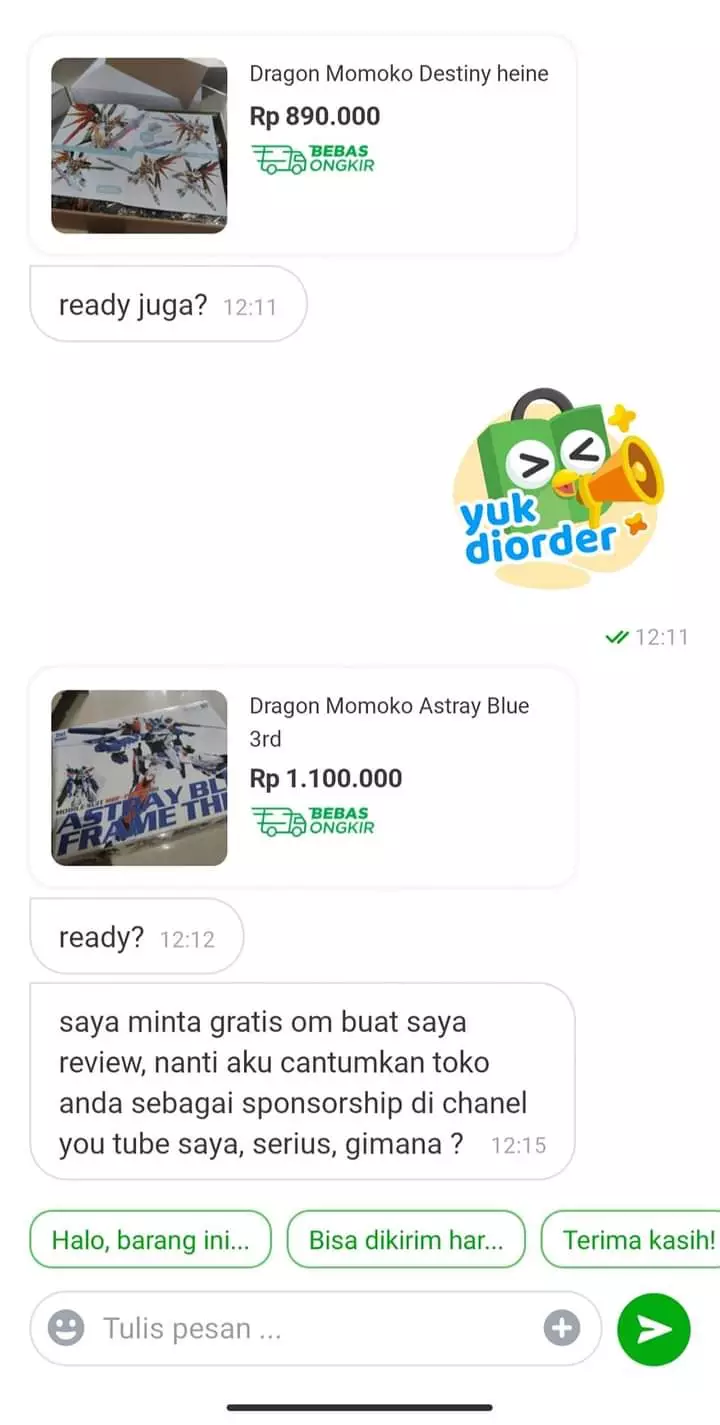 pembeli nawar keterlaluan © Twitter