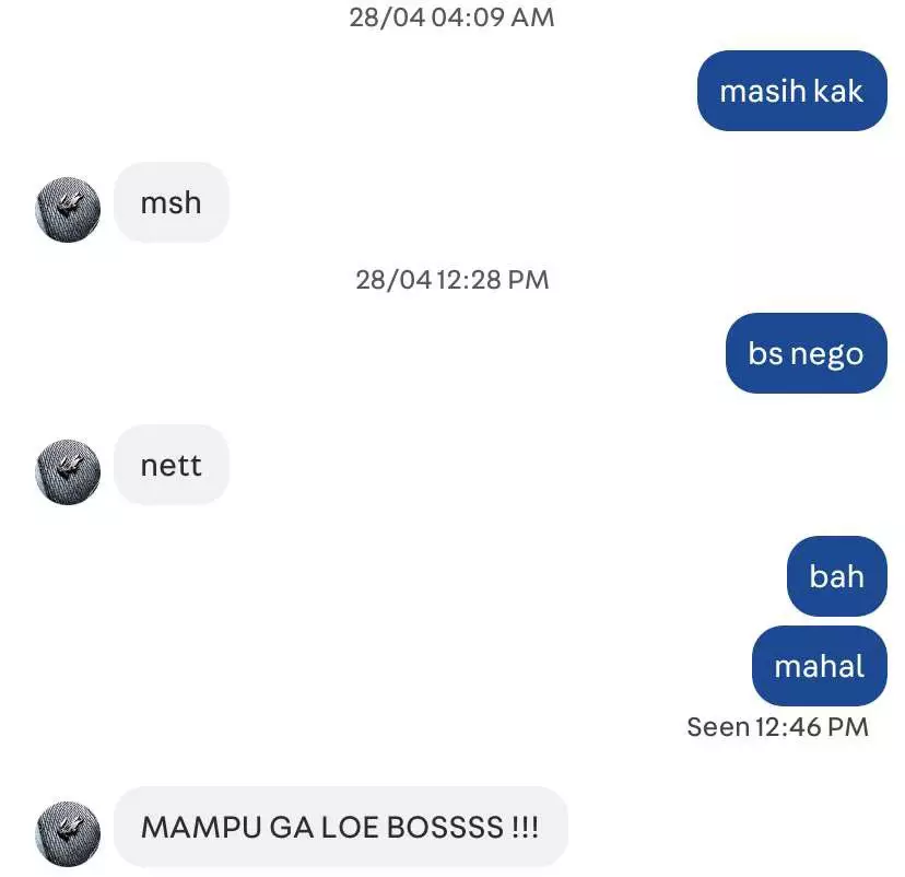 pembeli nawar keterlaluan © Twitter