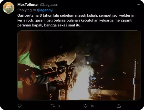 Curhatan soal gaji pertama 4 © Twitter