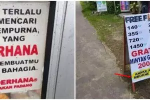 13 Slogan lucu pelaku usaha ini absurdnya bikin susah nahan tawa