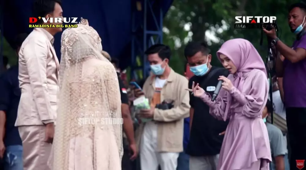 Lesty Kejora di pernikahan © 2021 brilio.net